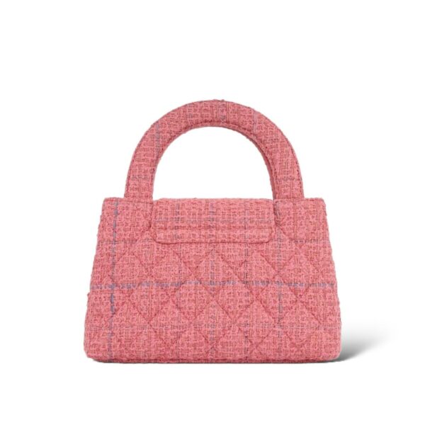Chanel Pink Tweed Bag - Image 3