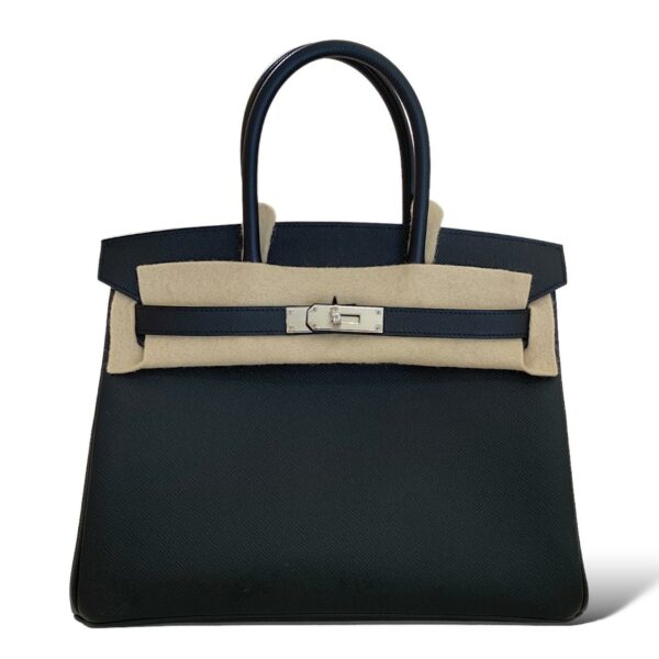 Hermes Birkin 30 Black Epsom PHW