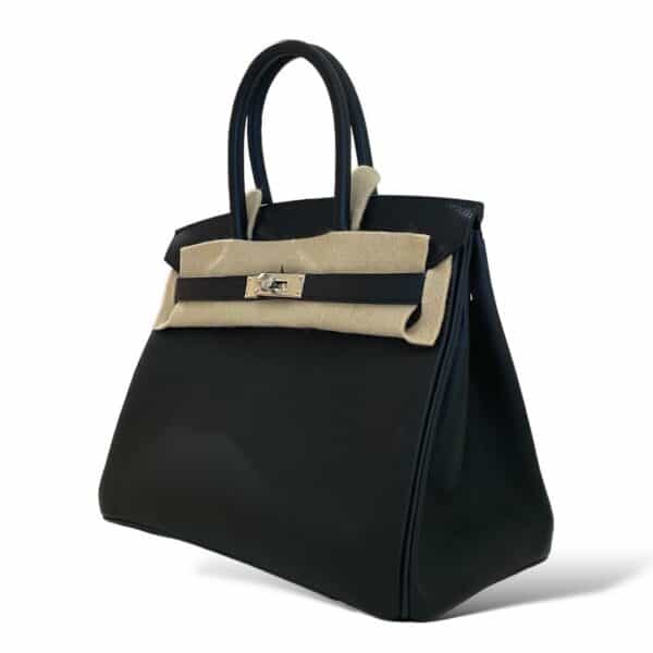 Hermes Birkin 30 Black Epsom PHW - Image 5