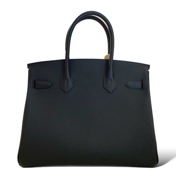 Hermes Birkin 30 Black Epsom PHW - Image 4