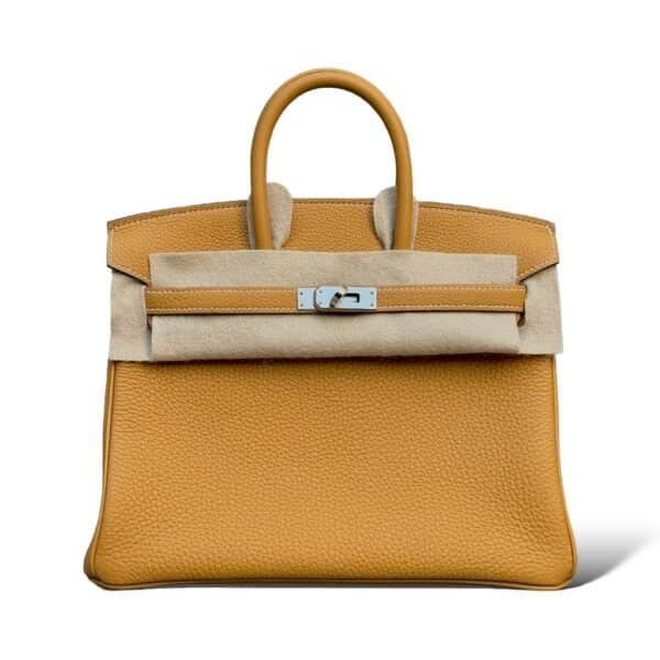 Hermes Birkin 25 Naturel Sable Togo PHW
