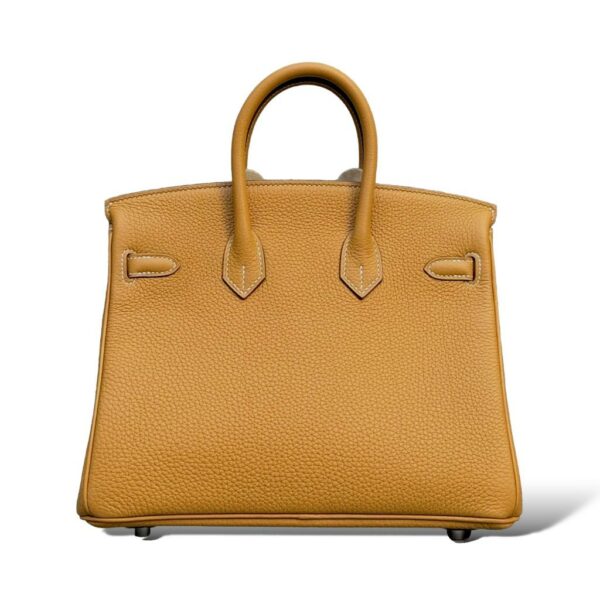 Hermes Birkin 25 Naturel Sable Togo PHW - Image 4