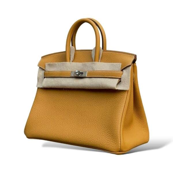 Hermes Birkin 25 Naturel Sable Togo PHW - Image 5