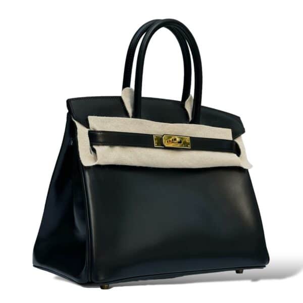 Hermes Birkin 30 Black Box Leather GHW - Image 2