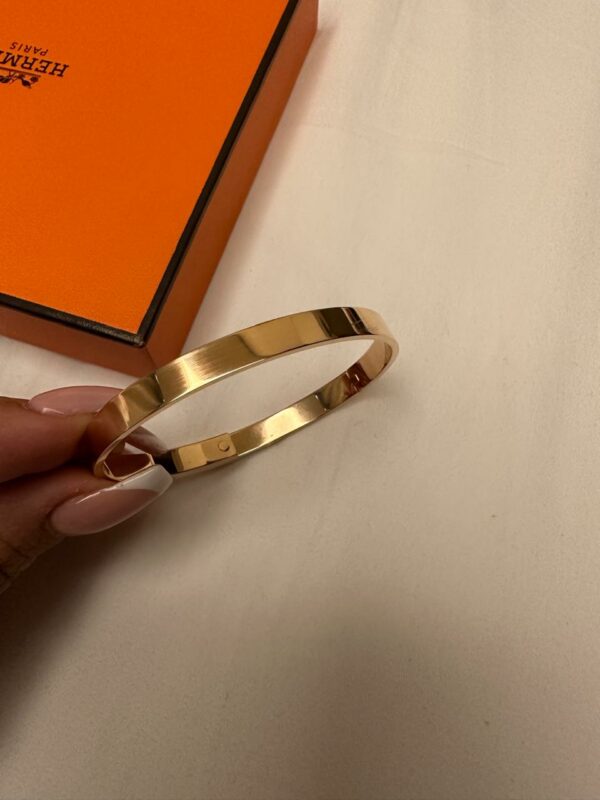 Hermes Kelly Rose Gold Bracelet - Image 2