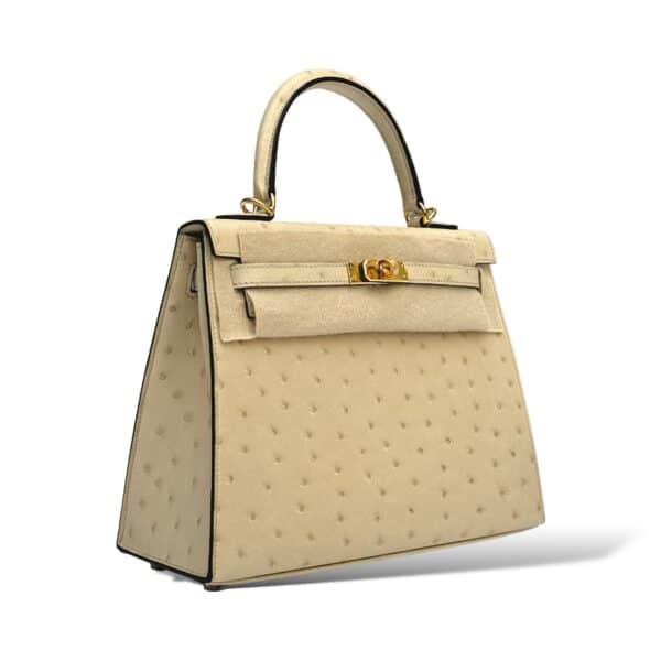 Hermes Kelly 25 Parchemin Ostrich GHW - Image 2