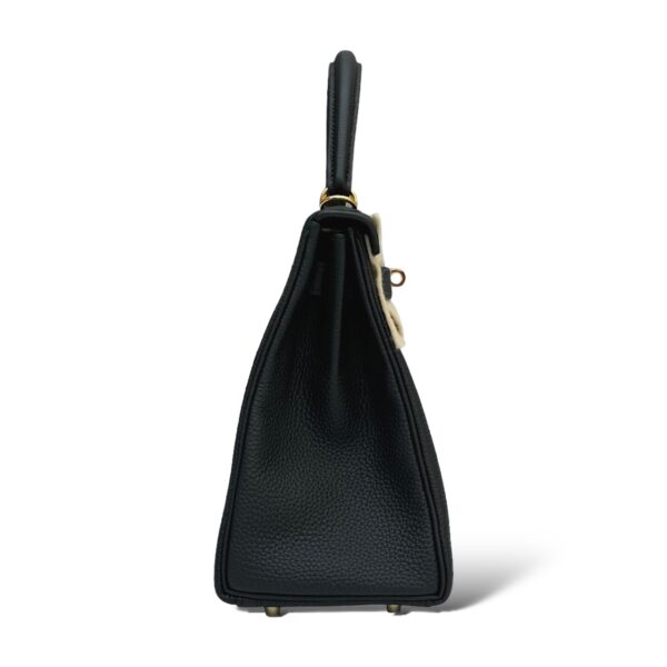 Hermes Kelly 28 Black Togo GHW - Image 3