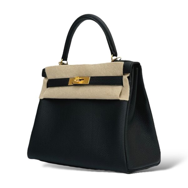 Hermes Kelly 28 Black Togo GHW - Image 5