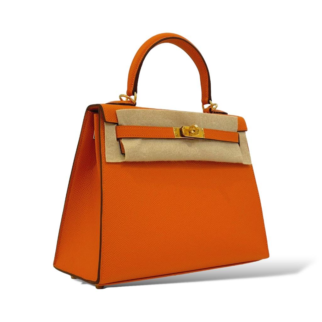 Hermes Kelly 25 Orange Epsom GHW – The Luxury Flavor