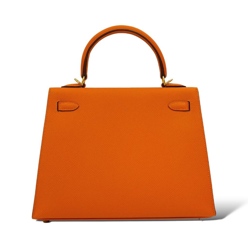 Hermes Kelly 25 Orange Epsom GHW – The Luxury Flavor