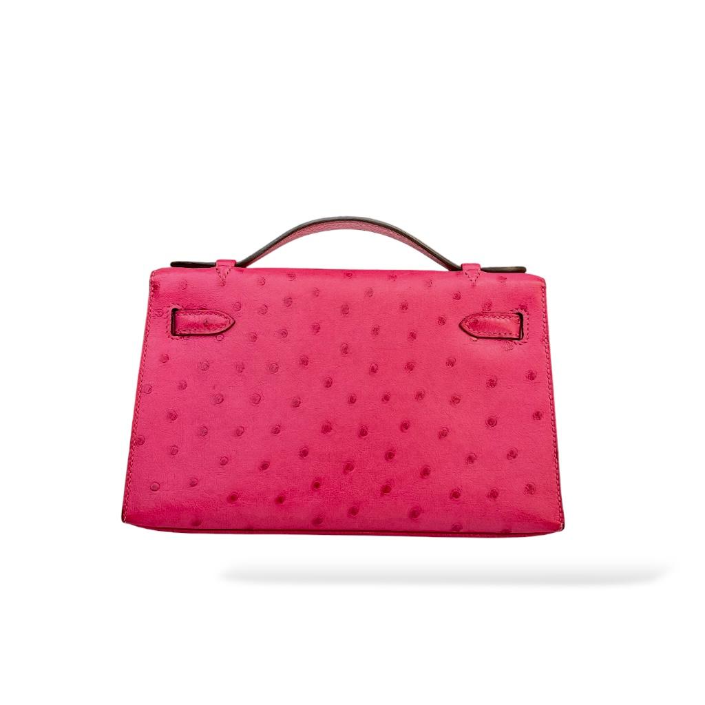 Mini pochette en cuir de pomme rose ou noire SANANA X KARA - KARA