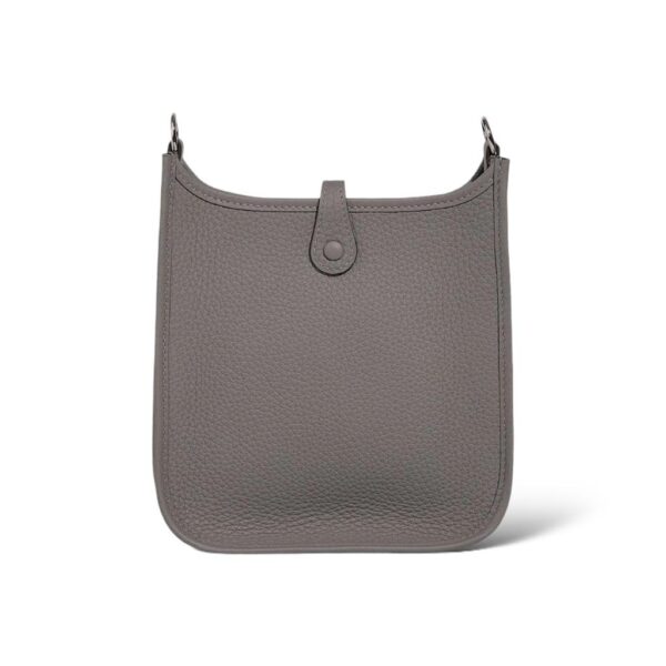 Hermes Mini Evelyne Gris Meyer Clemence PHW - Image 2