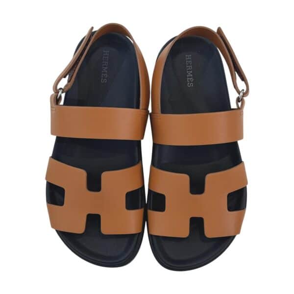 Hermès Genius 37 EU Gold Sandals