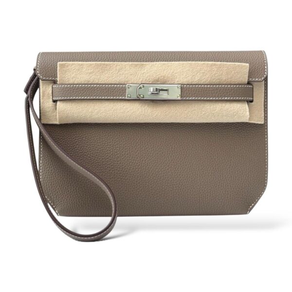 Hermes Kelly Depeche Etoupe Togo PHW