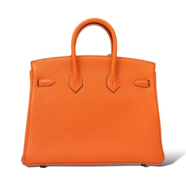 Hermes Birkin 25 Orange Togo GHW - Image 4
