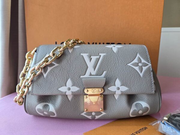 Louis Vuitton Bicolor Monogram Empreinte Embossed Favourite Bag - Image 4