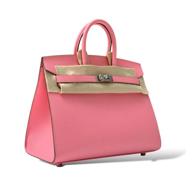 Hermes Birkin 25 Rose Confetti Epsom PHW - Image 2