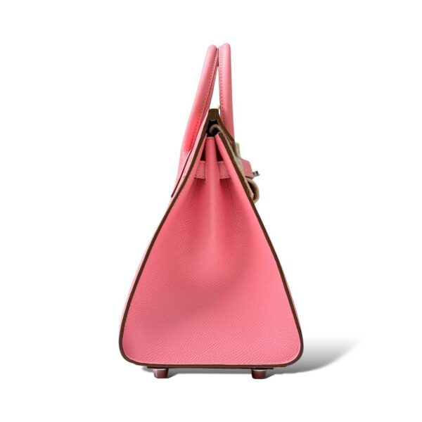 Hermes Birkin 25 Rose Confetti Epsom PHW - Image 3