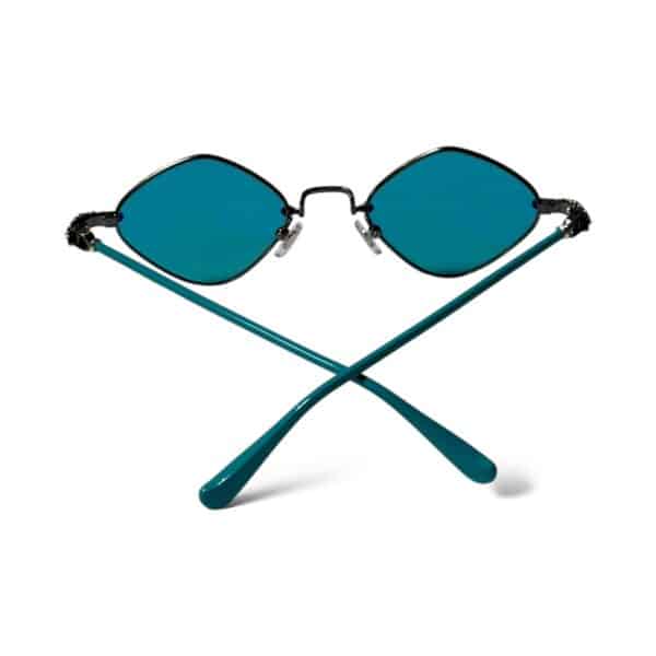 Chrome Hearts Blue Metal Sunglasses - Image 4