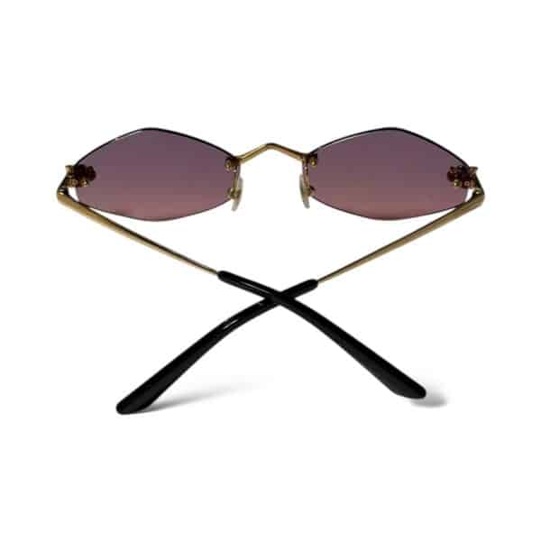 Panthère de Cartier Purple Almond Sunglasses - Image 4