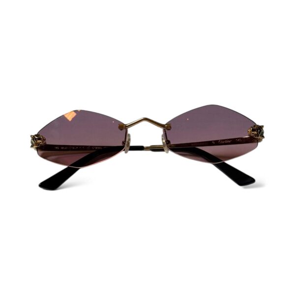 Panthère de Cartier Purple Almond Sunglasses - Image 3