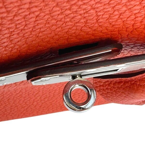 Hermes Birkin 30 Orange Poppy Clemence PHW - Image 7
