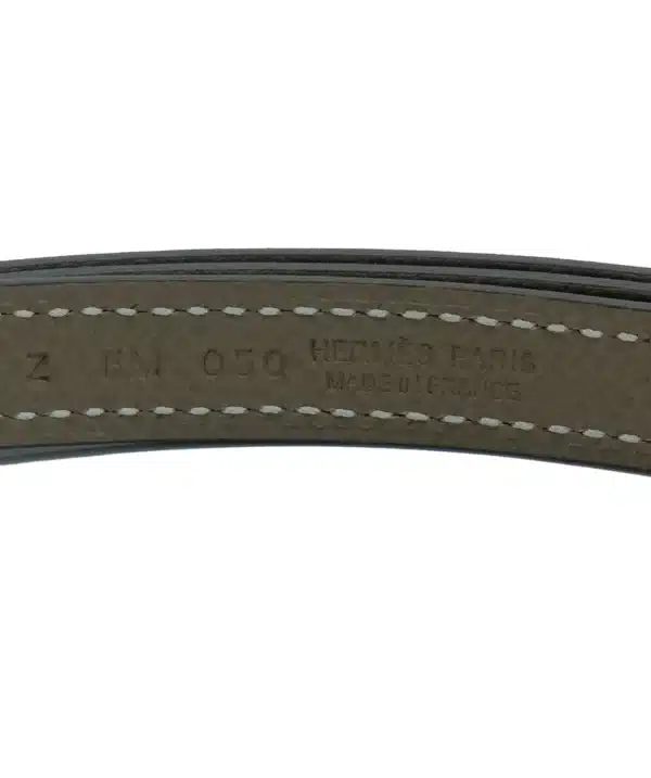 Hermes Slim Constance Belt Black GHW Leather Strap 85 cm - Image 5