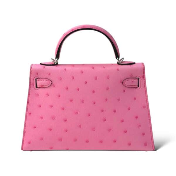 Hermes Kelly Mini Rose Bubblegum PHW - Image 4