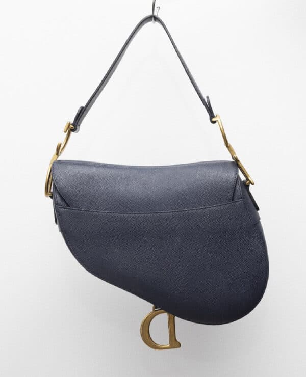 Dior Saddle Deep Ocean Bleu Medium Bag - Image 3