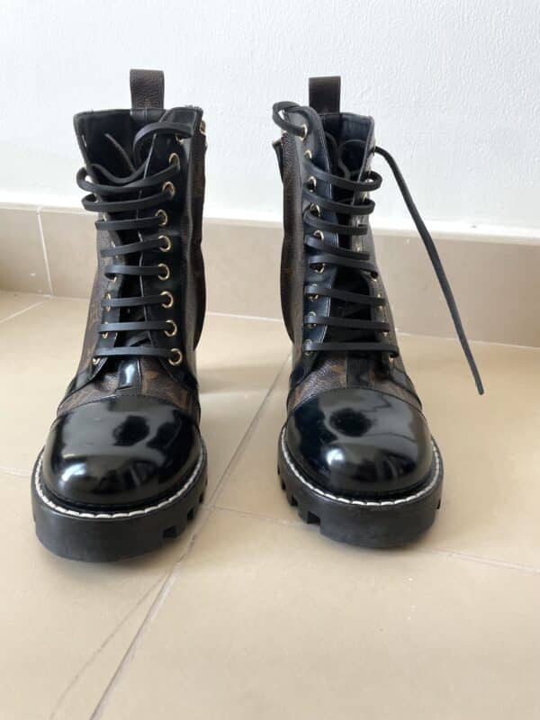 Louis Vuitton Star Trail 37.5 EU Monogram Ankle Boots - Image 3