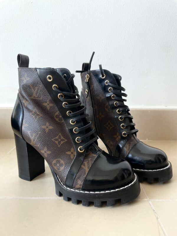 Louis Vuitton Star Trail 37.5 EU Monogram Ankle Boots - Image 2