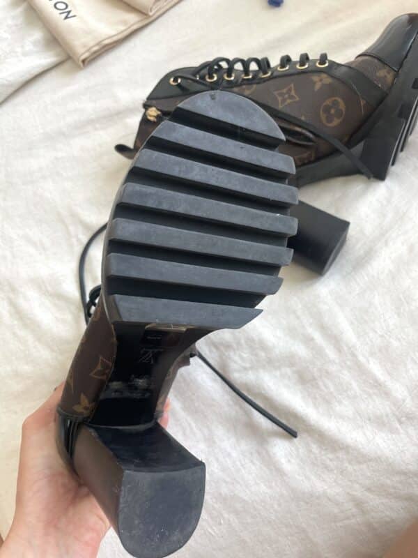 Louis Vuitton Star Trail 37.5 EU Monogram Ankle Boots - Image 6