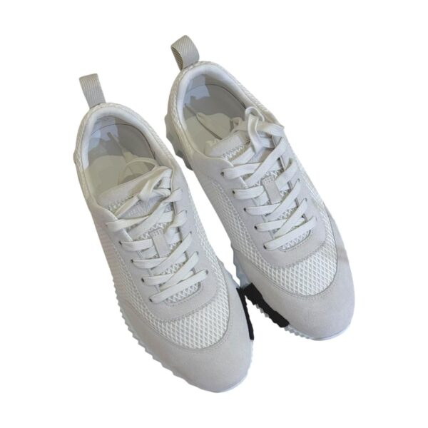 Hermes Bouncing 38.5 EU Blanc Sneakers - Image 2