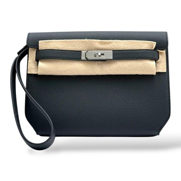 Hermes Kelly Depeche Mangrove Green Togo PHW