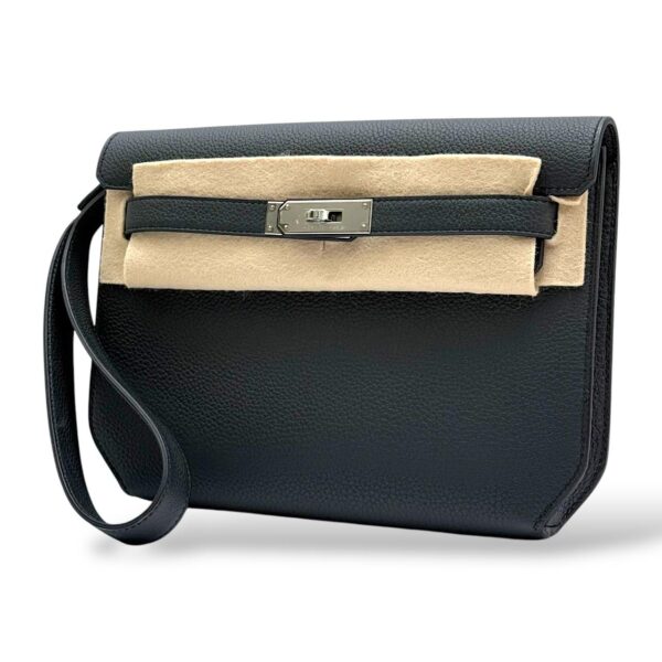 Hermes Kelly Depeche Mangrove Green Togo PHW - Image 4