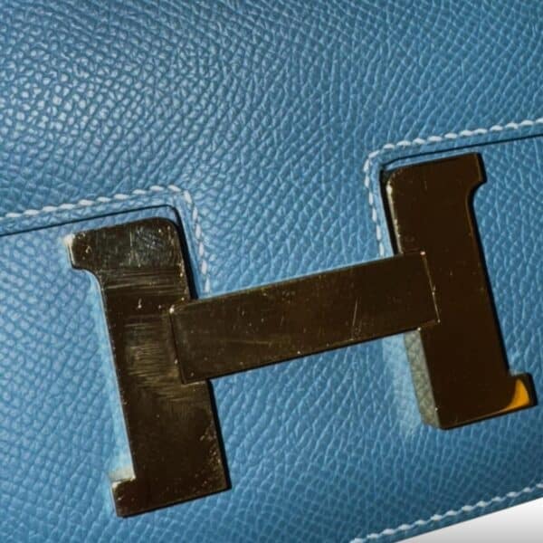 Hermes Constance 18 Bleu Jean Epsom GHW - Image 4