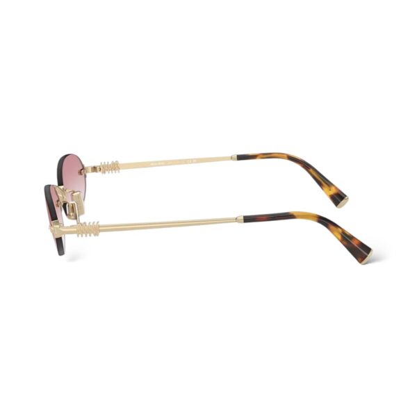 Miu Miu Logo Gradient Pink lenses Sunglasses - Image 3
