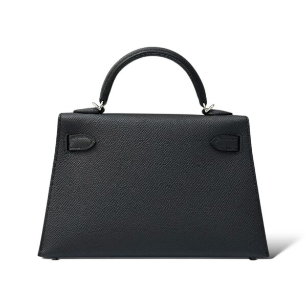 Hermes Kelly Mini Black Epsom Electrum Hardware - Image 4