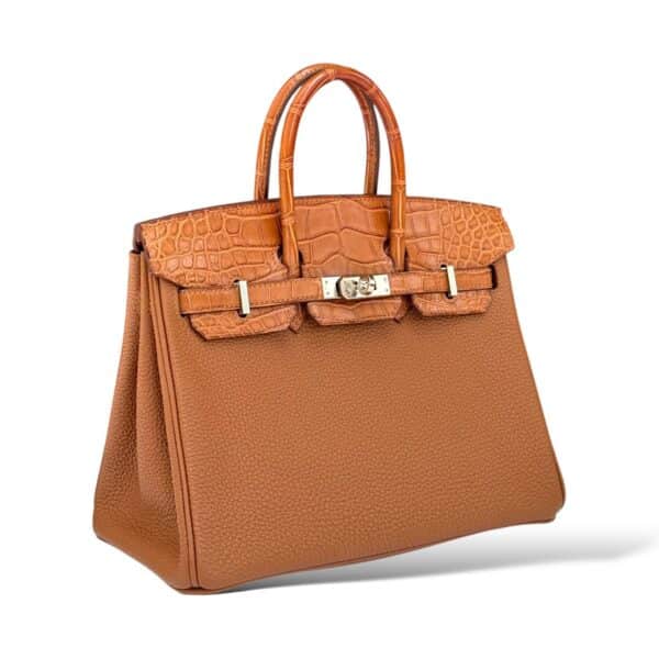 Hermes Birkin 25 Gold Touch Togo PHW - Image 2