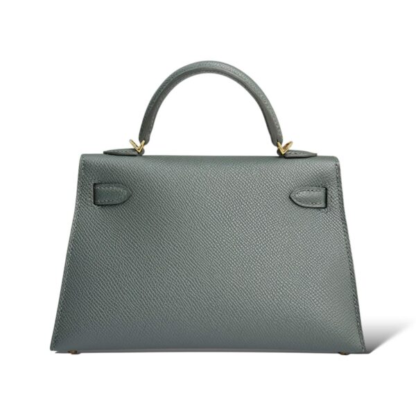 Hermes Kelly Mini Vert Mangrove Epsom GHW - Image 4