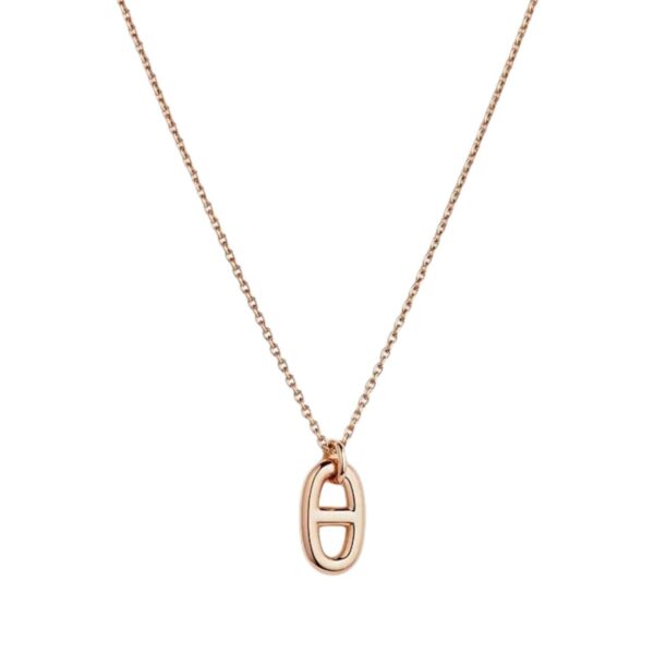Hermes Farandole Pendant Rose Gold Necklace Small - Image 2
