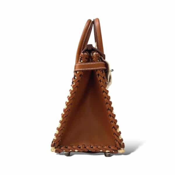 Hermes Birkin 25 Picnic Fauve/Naturel Barenia PHW - Image 3