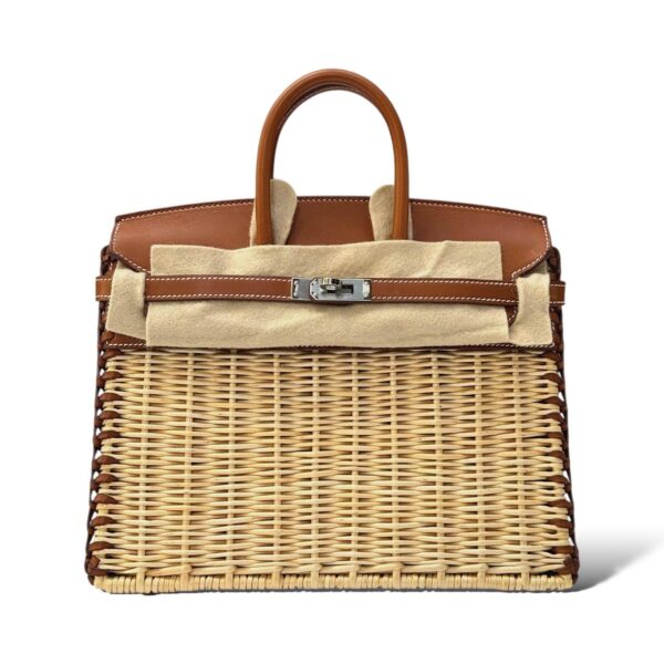 Hermes Birkin 25 Picnic Fauve/Naturel Barenia PHW