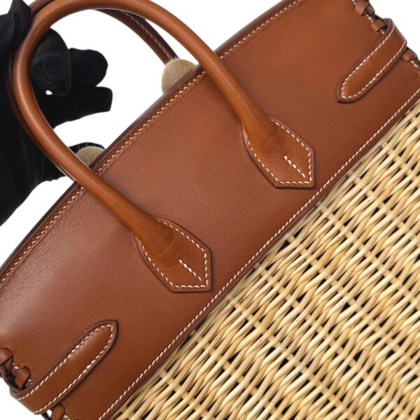 Hermes Birkin 25 Picnic Fauve/Naturel Barenia PHW - Image 10