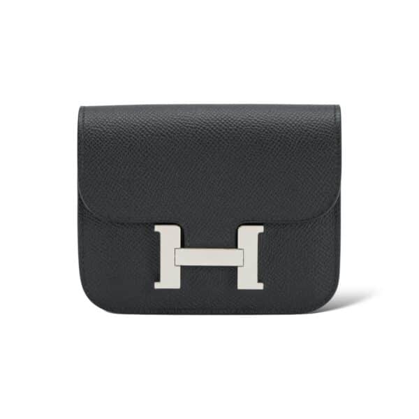 Hermes Constance Slim Black Epsom PHW