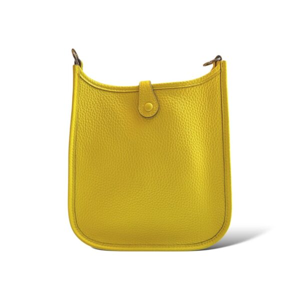 Hermes Mini Evelyne Lime Clemence PHW - Image 5