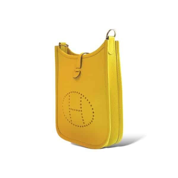 Hermes Mini Evelyne Lime Clemence PHW - Image 6