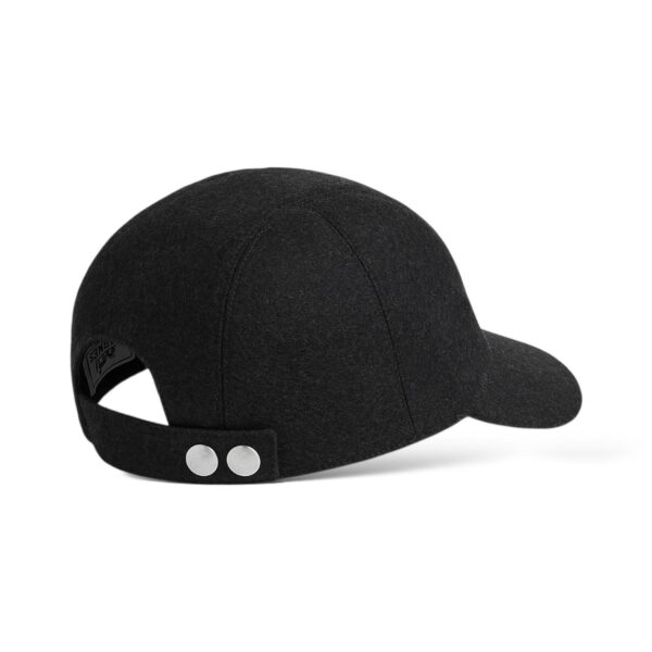 Hermes Miles H Cut Black Cap 59 - Image 2