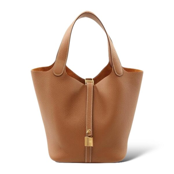 Hermes Picotin 22 Gold Clemence GHW