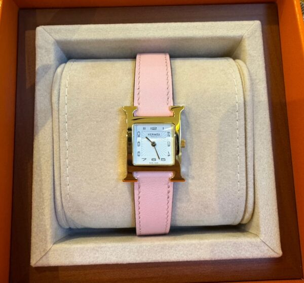 Hermes Heure H Rose Sakura Small Model 25mm - Image 3